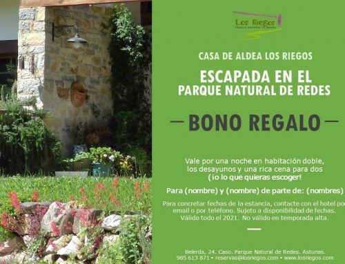 Regala Los Riegos, regala Parque Natural de Redes… ¡en cualquier momento del año!